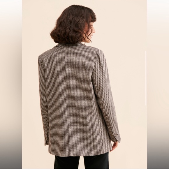 ASTR Pauline Houndstooth Gingham Blazer - Picture 8 of 8